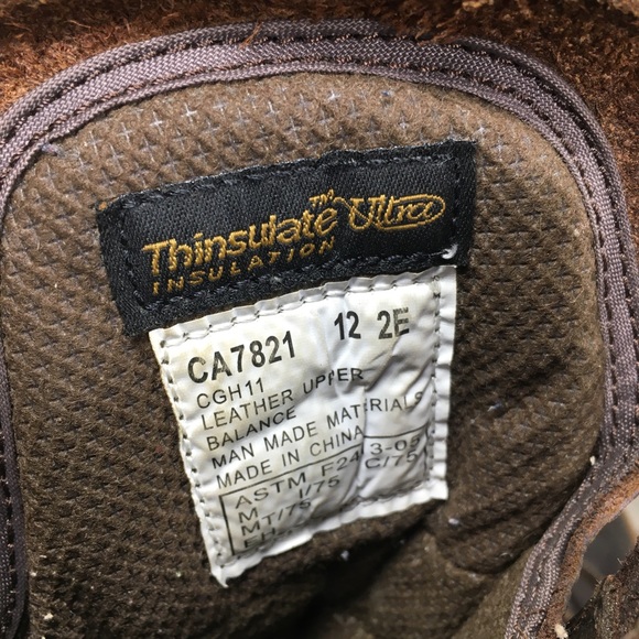 Carolina CA7821 Steel Toe Mens Leather Work Metguard Logger Waterproof Boots 12 - Picture 11 of 11